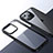 Coque Rebord Contour Silicone et Vitre Transparente Housse Etui QC2 pour Apple iPhone 13 Pro Noir