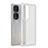 Coque Rebord Contour Silicone et Vitre Transparente Housse Etui WL1 pour Huawei Honor 70 Pro+ Plus 5G Clair