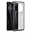 Coque Rebord Contour Silicone et Vitre Transparente Housse Etui WL1 pour Huawei Honor Magic4 Ultimate 5G Noir