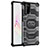 Coque Rebord Contour Silicone et Vitre Transparente Housse Etui WL1 pour Samsung Galaxy Note 20 5G Noir