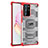 Coque Rebord Contour Silicone et Vitre Transparente Housse Etui WL1 pour Samsung Galaxy Note 20 Ultra 5G Petit