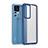 Coque Rebord Contour Silicone et Vitre Transparente Housse Etui WL1 pour Xiaomi Mi 12T 5G Bleu