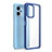 Coque Rebord Contour Silicone et Vitre Transparente Housse Etui WL1 pour Xiaomi Poco X4 GT 5G Bleu