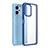 Coque Rebord Contour Silicone et Vitre Transparente Housse Etui WL1 pour Xiaomi Redmi Note 11T Pro+ Plus 5G Bleu