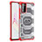 Coque Rebord Contour Silicone et Vitre Transparente Housse Etui WL2 pour Samsung Galaxy S20 FE (2022) 5G Rouge