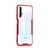 Coque Rebord Contour Silicone et Vitre Transparente Miroir Housse Etui H01 pour Huawei Honor 20 Rouge