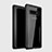 Coque Rebord Contour Silicone et Vitre Transparente Miroir Housse Etui H01 pour Samsung Galaxy S10 5G Noir