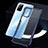 Coque Rebord Contour Silicone et Vitre Transparente Miroir Housse Etui H01 pour Samsung Galaxy S20 Plus 5G Petit