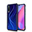 Coque Rebord Contour Silicone et Vitre Transparente Miroir Housse Etui H01 pour Xiaomi Mi A3 Bleu