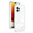 Coque Rebord Contour Silicone et Vitre Transparente Miroir Housse Etui H01P pour Motorola Moto Edge Plus (2023) 5G Blanc