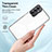 Coque Rebord Contour Silicone et Vitre Transparente Miroir Housse Etui H01P pour Samsung Galaxy A14 4G Petit