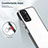 Coque Rebord Contour Silicone et Vitre Transparente Miroir Housse Etui H01P pour Xiaomi Poco M5S Petit
