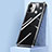 Coque Rebord Contour Silicone et Vitre Transparente Miroir Housse Etui H02 pour Apple iPhone 12 Mini Noir