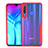 Coque Rebord Contour Silicone et Vitre Transparente Miroir Housse Etui H02 pour Huawei Honor 20 Lite Rouge