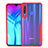 Coque Rebord Contour Silicone et Vitre Transparente Miroir Housse Etui H02 pour Huawei P Smart+ Plus (2019) Rouge