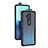 Coque Rebord Contour Silicone et Vitre Transparente Miroir Housse Etui M01 pour OnePlus 7T Pro Noir