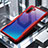 Coque Rebord Contour Silicone et Vitre Transparente Miroir Housse Etui M01 pour Samsung Galaxy Note 10 Rouge