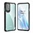 Coque Rebord Contour Silicone et Vitre Transparente Miroir Housse Etui M02 pour OnePlus 8T 5G Noir