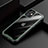 Coque Rebord Contour Silicone et Vitre Transparente Miroir Housse Etui M03 pour Apple iPhone 12 Mini Petit