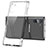 Coque Rebord Contour Silicone et Vitre Transparente Miroir Housse Etui M03 pour Samsung Galaxy Note 10 Petit