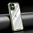 Coque Rebord Contour Silicone et Vitre Transparente Miroir Housse Etui M04 pour Apple iPhone 12 Mini Petit