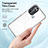 Coque Rebord Contour Silicone et Vitre Transparente Miroir Housse Etui MQ1 pour Motorola Moto G41 Petit