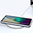 Coque Rebord Contour Silicone et Vitre Transparente Miroir Housse Etui MQ1 pour Samsung Galaxy A02 Petit