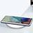 Coque Rebord Contour Silicone et Vitre Transparente Miroir Housse Etui MQ1 pour Samsung Galaxy A71 4G A715 Petit