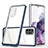 Coque Rebord Contour Silicone et Vitre Transparente Miroir Housse Etui MQ1 pour Samsung Galaxy S20 Plus 5G Petit