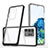 Coque Rebord Contour Silicone et Vitre Transparente Miroir Housse Etui MQ1 pour Samsung Galaxy S20 Ultra 5G Petit