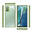 Coque Rebord Contour Silicone et Vitre Transparente Miroir Housse Etui N02 pour Samsung Galaxy Note 20 5G Petit