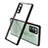 Coque Rebord Contour Silicone et Vitre Transparente Miroir Housse Etui N02 pour Samsung Galaxy Note 20 5G Petit