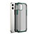 Coque Rebord Contour Silicone et Vitre Transparente Miroir Housse Etui pour Apple iPhone 12 Mini Vert