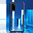 Coque Rebord Contour Silicone et Vitre Transparente Miroir Housse Etui pour Huawei Honor V30 5G Petit