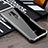 Coque Rebord Contour Silicone et Vitre Transparente Miroir Housse Etui pour LG G7 Gris