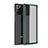 Coque Rebord Contour Silicone et Vitre Transparente Miroir Housse Etui pour Samsung Galaxy Note 20 5G Vert