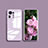 Coque Rebord Contour Silicone et Vitre Transparente Miroir Housse Etui pour Xiaomi Mi Mix 4 5G Violet