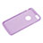 Coque Silicone avec Trou Souple Couleur Unie pour Apple iPhone 6S Plus Violet Petit