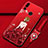 Coque Silicone Dos de Fille Souple Couleur Unie Etui Housse K01 pour Huawei Honor 20i Rouge