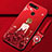 Coque Silicone Dos de Fille Souple Couleur Unie Etui Housse K01 pour Huawei Honor View 20 Rouge