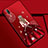 Coque Silicone Dos de Fille Souple Couleur Unie Etui Housse K01 pour Huawei P20 Vin Rouge