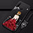 Coque Silicone Dos de Fille Souple Couleur Unie Etui Housse K01 pour Huawei P30 Lite New Edition Rouge et Noir