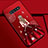 Coque Silicone Dos de Fille Souple Couleur Unie Etui Housse K01 pour Samsung Galaxy S10 5G Vin Rouge