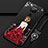 Coque Silicone Dos de Fille Souple Couleur Unie Etui Housse K01 pour Xiaomi Redmi 10X 4G Rouge et Noir