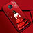 Coque Silicone Dos de Fille Souple Couleur Unie Etui Housse K02 pour Huawei Mate 20 Pro Rouge