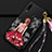 Coque Silicone Dos de Fille Souple Couleur Unie Etui Housse K02 pour Huawei Nova 4e Rouge et Noir