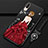 Coque Silicone Dos de Fille Souple Couleur Unie Etui Housse K02 pour Huawei P20 Rouge et Noir