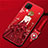 Coque Silicone Dos de Fille Souple Couleur Unie Etui Housse pour Huawei Nova 6 SE Rouge