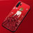 Coque Silicone Dos de Fille Souple Couleur Unie Etui Housse pour Huawei P30 Pro New Edition Rouge