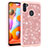 Coque Silicone et Plastique Housse Etui Protection Integrale 360 Degres Bling-Bling JX1 pour Samsung Galaxy A11 Petit